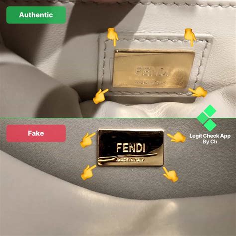 real fendi tag|how to check if fendi bags are real.